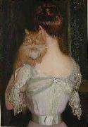 Lilla Cabot Perry, Woman with a Cat